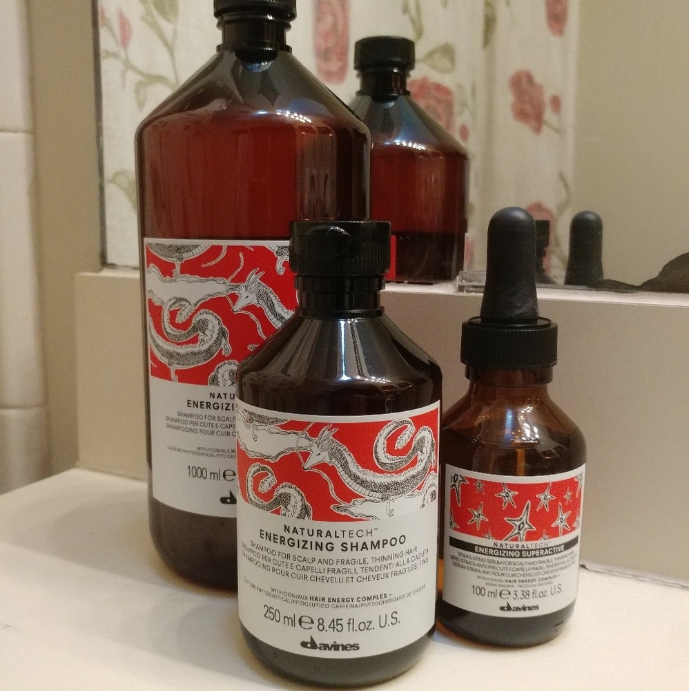 Davines Energizing Shampoo and Superactive